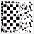 13 Arts Stencil - Chessboard - Queen of the Night