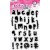 Studio Light Art by Marlene Essentials Cling Stamp Set 17 - Creative Alphabet