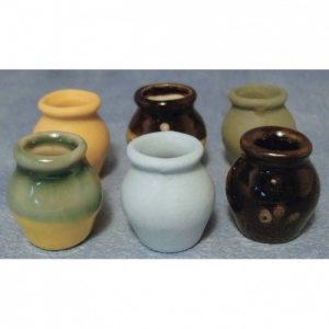 Streets Ahead Round Vases - Pack of 6 - D2233