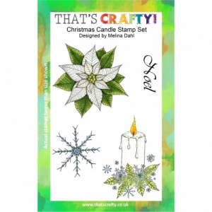 That's Crafty! Clear Stamp Set - Christmas Candle
