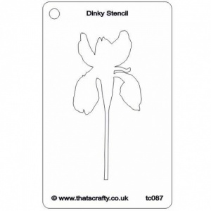 That's Crafty! Dinky Stencil - Iris - TC087