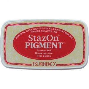 StazOn Pigment Ink Pad - Passion Red