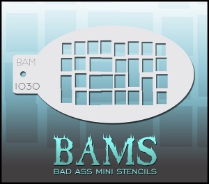 iStencils Bad Ass Mini Stencil - bam 1030