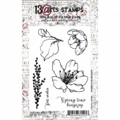 13 Arts A7 Clear Stamp Set - Pastel Spring