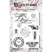 13 Arts A7 Clear Stamp Set - Back in Time