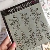13 Arts Stencil - Magnolia Leaves - Magnolia Dreams