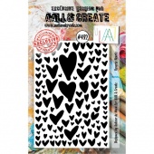 AALL & Create A7 Stamp #492 - Reverse Heartz