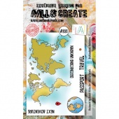 AALL & Create A6 Stamp Set #881 - Destinations Unknown