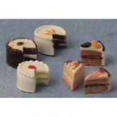 Babettes Miniaturen Piece of Cake - Pack of 6 - D89606