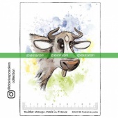 Katzelkraft Unmounted Rubber Stamp - Cow Selfie - SOLO180