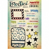 PaperArtsy Cling Mounted Stamp Set - Eclectica - Emma Godfrey - EEG06