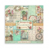 Stamperia Double Sided 12in x 12in Paper Pad - Garden - SBBL43