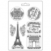 Stamperia A4 Soft Mould - Oh La La - Tour Eiffel - K3PTA4560