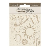 Stamperia Decorative Chips - Fortune - Planets - SCB223