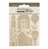 Stamperia Decorative Chips - Sea Land - Lighthouse - SCB211