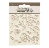Stamperia Decorative Chips - Shabby Rose - Roses Pattern - SCB219