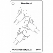 That's Crafty! Dinky Stencil - Angels - TC088