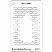 That's Crafty! Dinky Stencil - Hole in the Wall Repeat - TC064