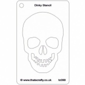 That's Crafty! Dinky Stencil - Skull - TC099