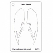 That's Crafty! Dinky Stencil - Wings - TC074