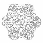 That's Crafty! 6ins x 6ins Mask - Snowflakes