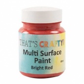 That's Crafty! Multi Surface Paint - Bright Red