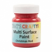 That's Crafty! Multi Surface Paint - Christmas Red