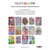 That's Crafty! A4 Paper Pack - Darks and Brights