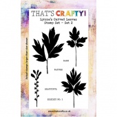 That's Crafty! Clear Stamp Set - Lynne's Carved Leaves - Set 2