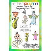 That's Crafty! Clear Stamp Set - Nature's Faces - Set 2