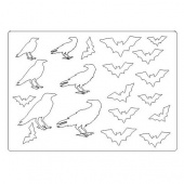That's Crafty! Surfaces Craftyboard - Bats and Crows