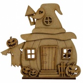 That's Crafty! Surfaces MDF Upright - Witches Pumpkin Brew Cottage