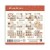 Stamperia Double Sided 12in x 12in Paper Pad - Gear up for Christmas - SBBL156