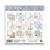 Stamperia Double Sided 8in x 8in Paper Pad - Dewdrops - SBBS119