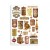 Stamperia Washi Pad - Coffee and Chocolate - SBW01