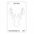 That's Crafty! Dinky Stencil - Stags Head - TC047