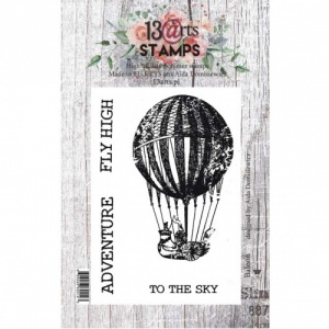 13 Arts A7 Clear Stamp Set - Baloon