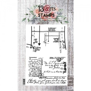 13 Arts A6 Clear Stamp Set - Simplicity