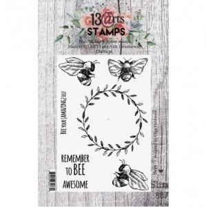 13 Arts A7 Clear Stamp Set - Bees