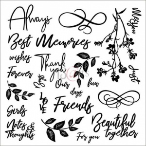 13 Arts Chipboard - Rose Fields