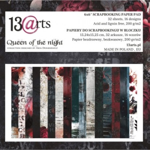 13 Arts 6in x 6in Paper Pack - Queen of the Night