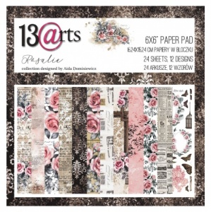 13 Arts 6ins x 6ins Paper Pack - Rosalie