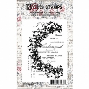 13 Arts A7 Clear Stamp - Wreath