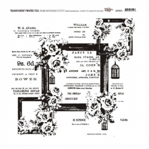 13 Arts Transparent Foil (Acetate) - Rosalie - Frames with Roses