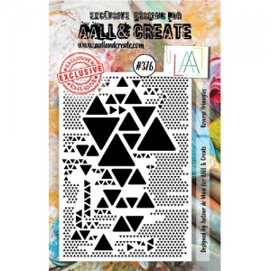AALL and Create A7 Stamp #376 - Reverse Triangles
