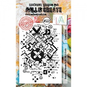 AALL & Create A7 Stamp #552 - Scripted Cross
