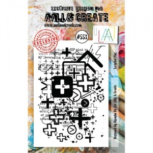 AALL & Create A7 Stamp #553 - Scripted Plus