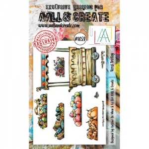 AALL & Create A6 Stamp Set #1059 - Versi Trolley