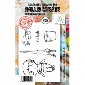 AALL and Create A7 Stamp Set #315 - Go Fish