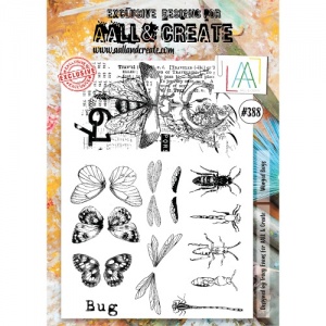 AALL & Create A4 Stamp Set #388 - Winged Bugs